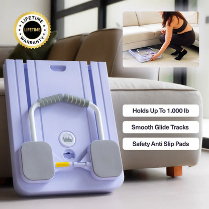 Portable Pilates Reformer-Style Board