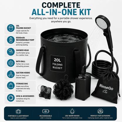 PORTABLE OUTDOOR SHOWER