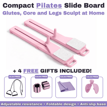 Compact Pilates Slide Board