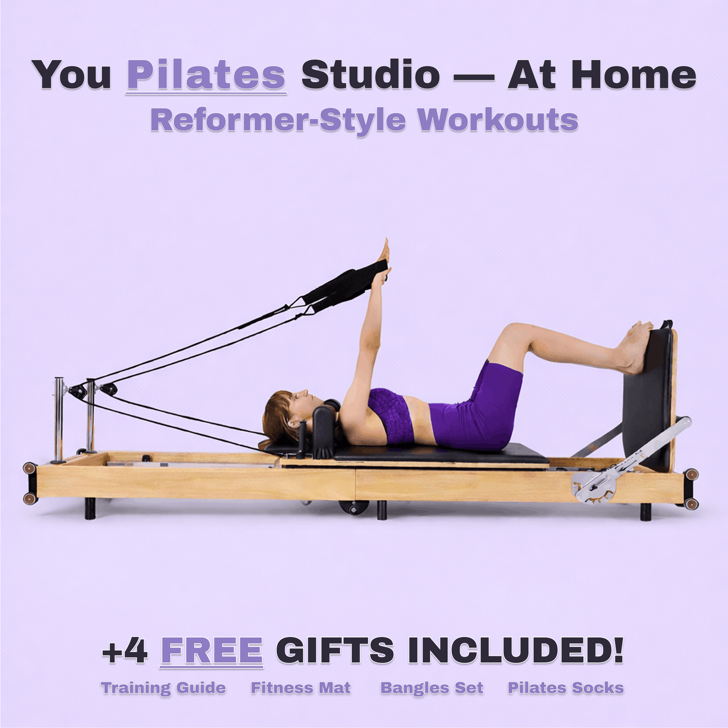Foldable Pilates Studio Reformer