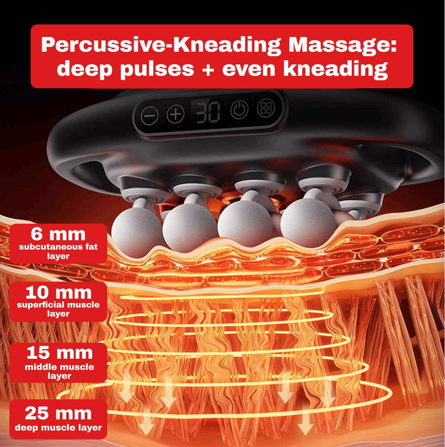 SpinovaRelief+ Full-Body Massager for Deep Relief