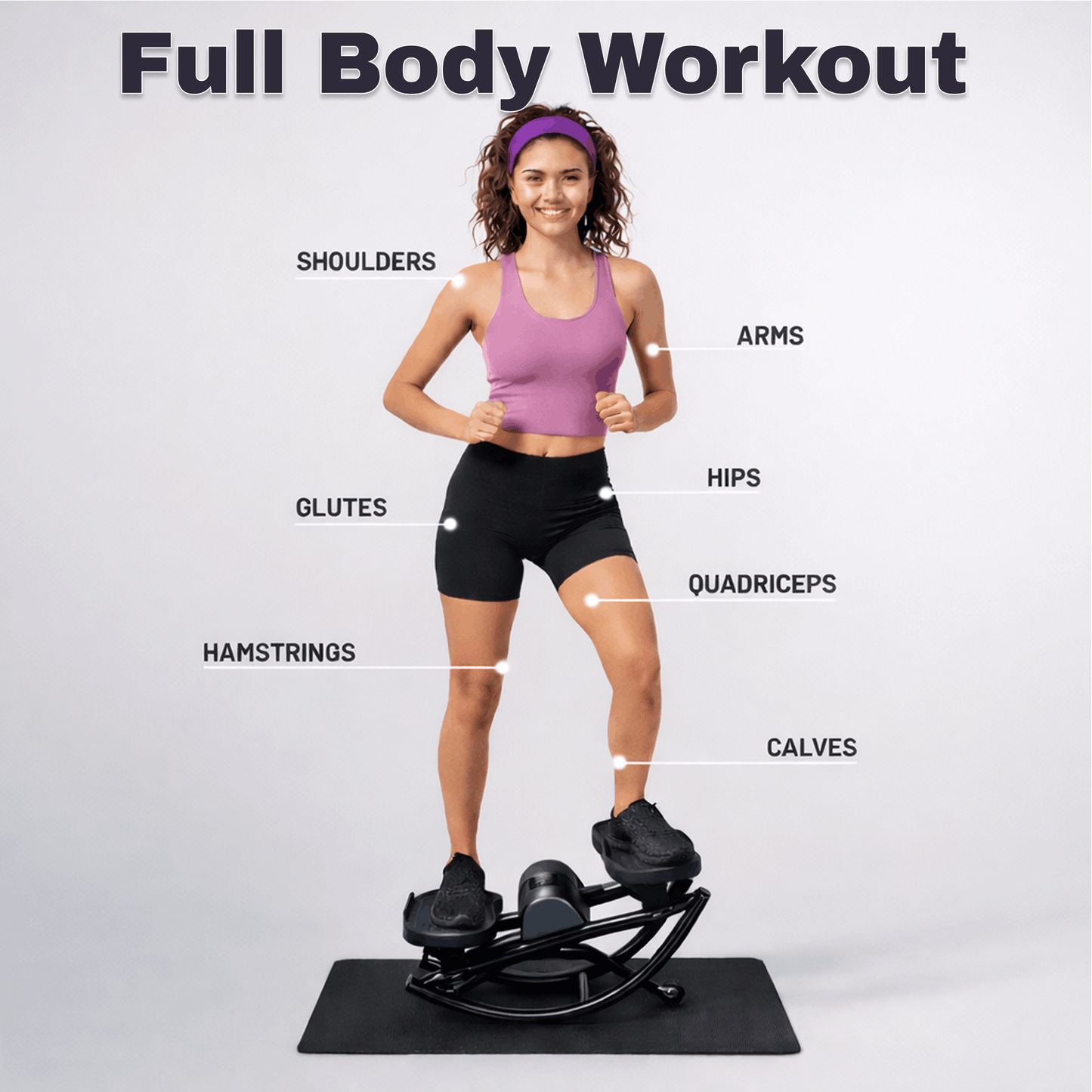 The Rock Stepper Low-Impact Cardio