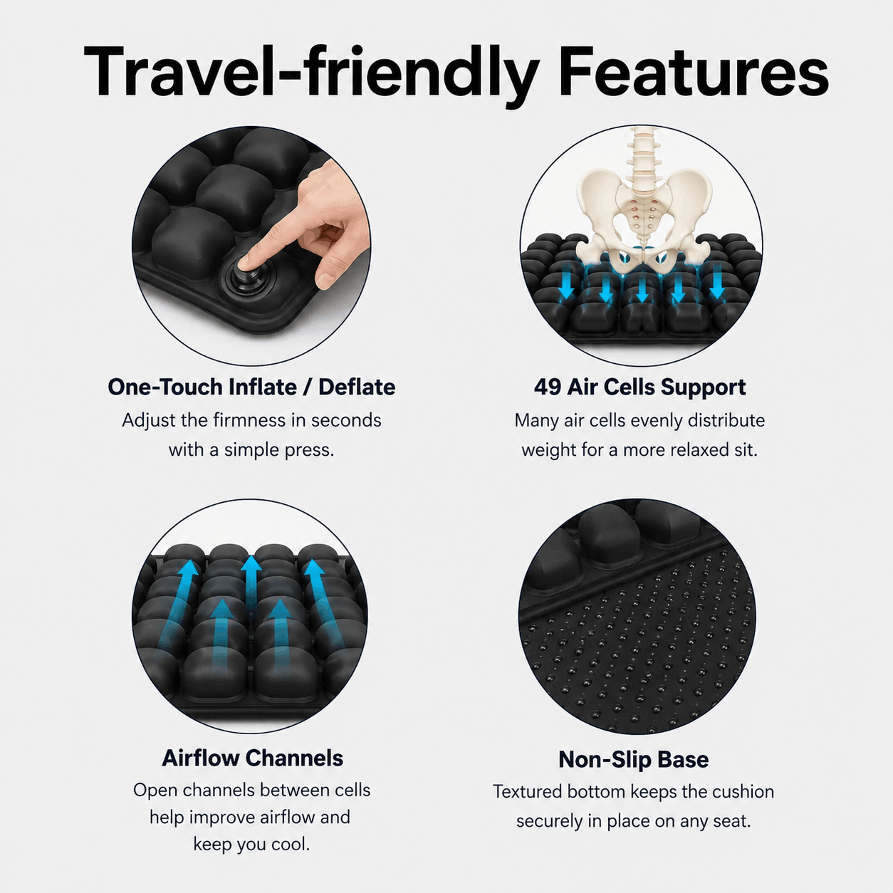 Travier™ Travel Seat Cushion