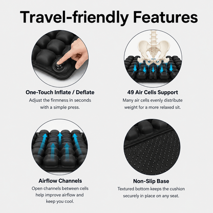 Travier™ Travel Seat Cushion