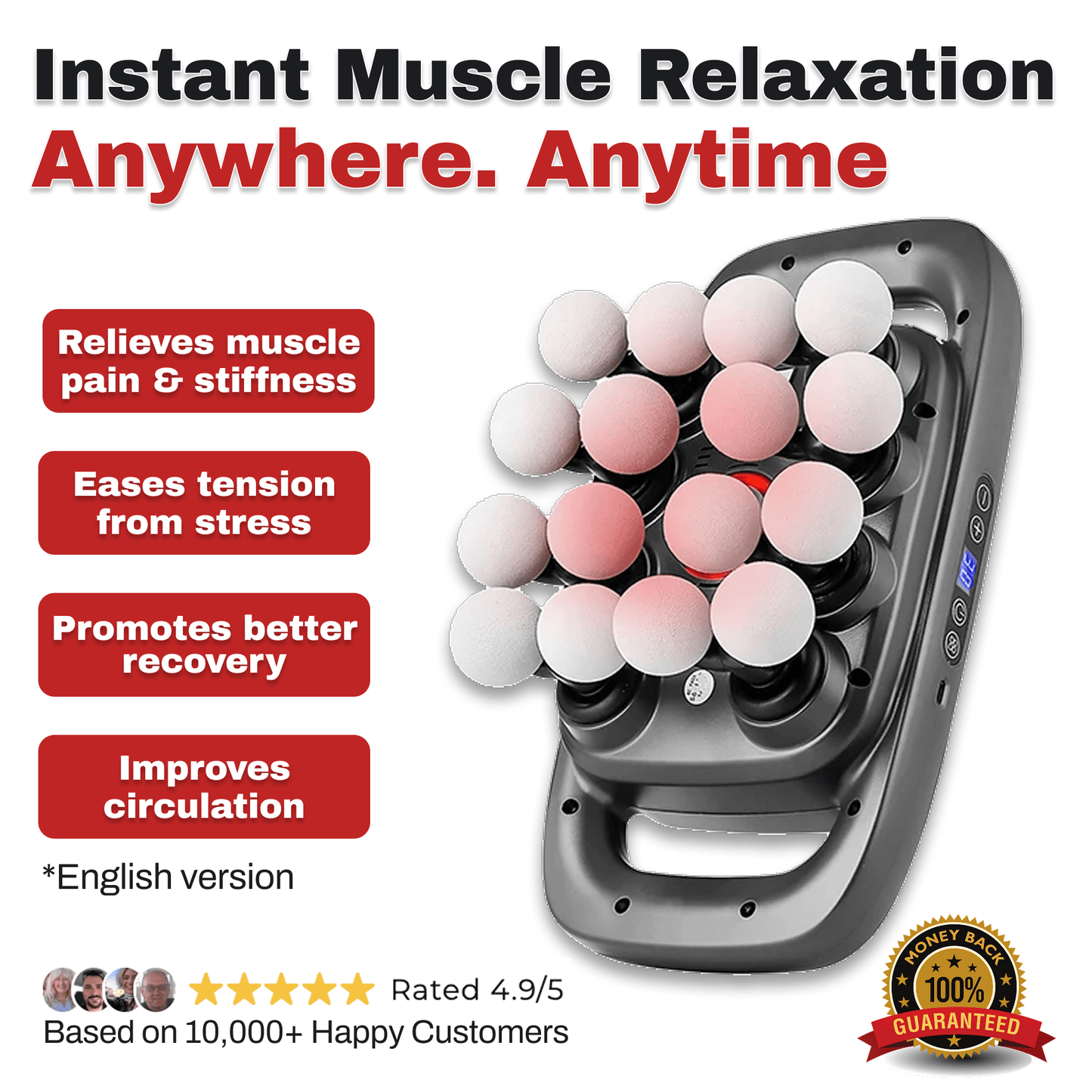 SpinovaRelax+ FULL BODY MASSAGER - SpinovaOne